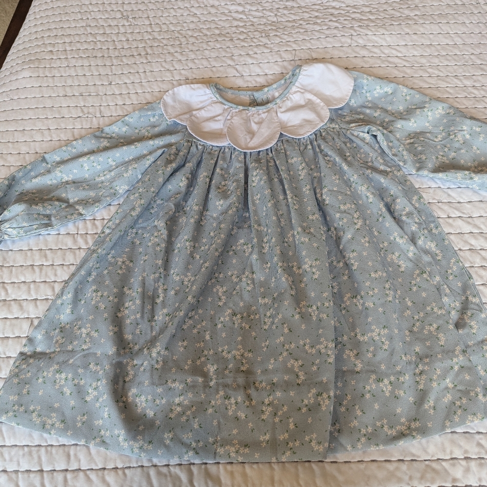 Blue Floral Eliza Jane Kids Dress